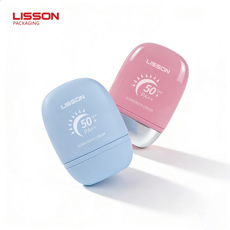 Flat Sunscreen Packaging Bottle