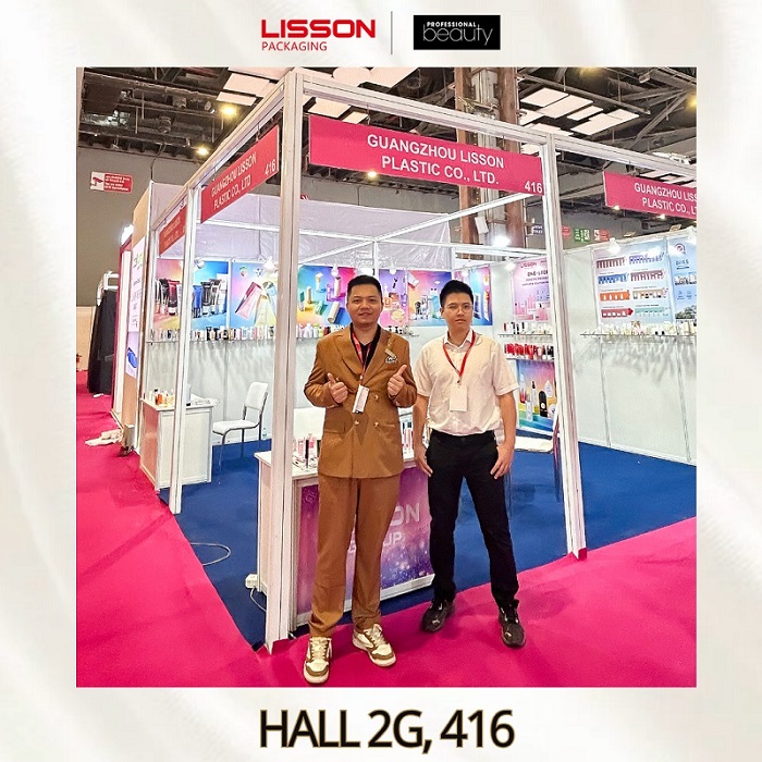 Botellas de plástico Lisson en la Feria de Belleza de Delhi 2026