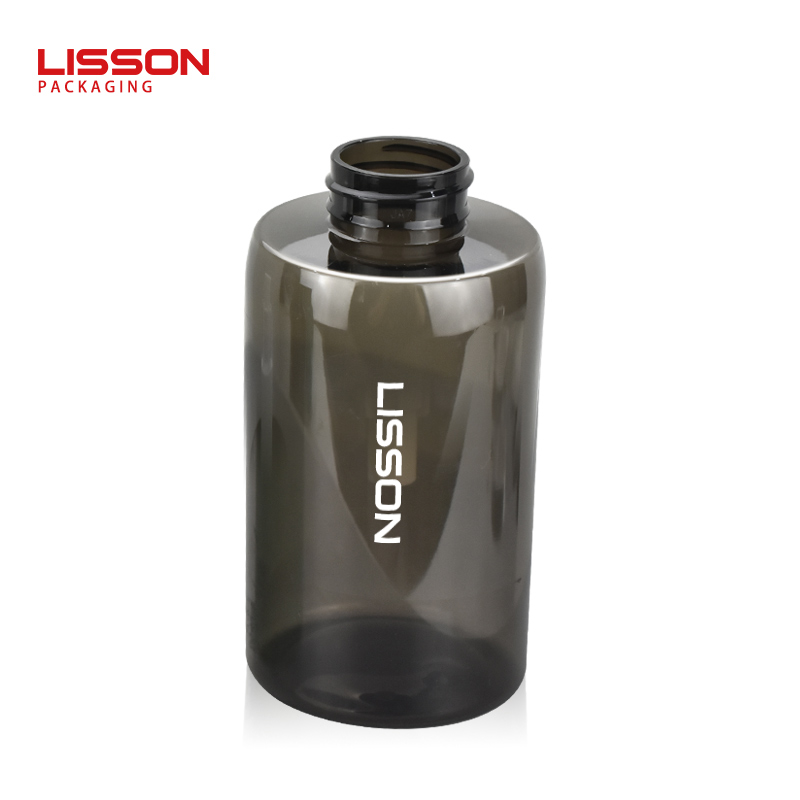 PETG plastic shampoo bottles