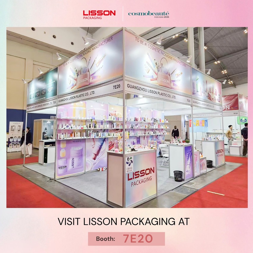 LISSON Packaging brilla en Cosmobeauté Indonesia 2026: presenta su gama completa de soluciones de envasado para cosméticos en el stand 7E20.