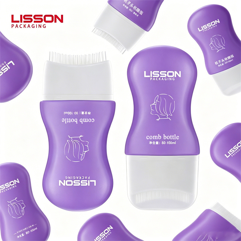 Custom Comb Applicator Scalp Massage Squeeze Bottle